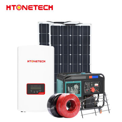 Htonetech Hybrid Solar Wind Power Generation System 200ah IP65