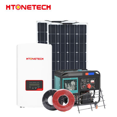 Htonetech Hybrid Solar Wind Power Generation System 200ah IP65