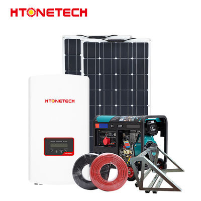 Htonetech Hybrid Solar Wind Power Generation System 200ah IP65