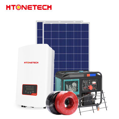 Htonetech Hybrid Solar Wind Power Generation System 200ah IP65