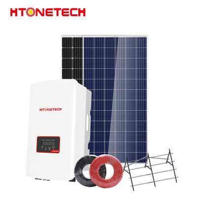 1000W Hybrid On Grid Solar System For Home 550wp Battery Panel