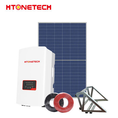 1000W Hybrid On Grid Solar System For Home 550wp Battery Panel