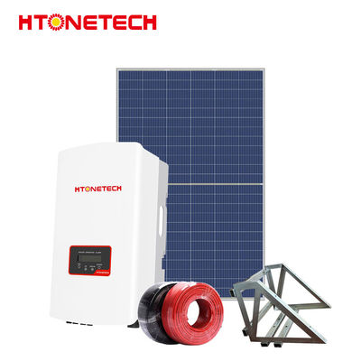 1000W Hybrid On Grid Solar System For Home 550wp Battery Panel