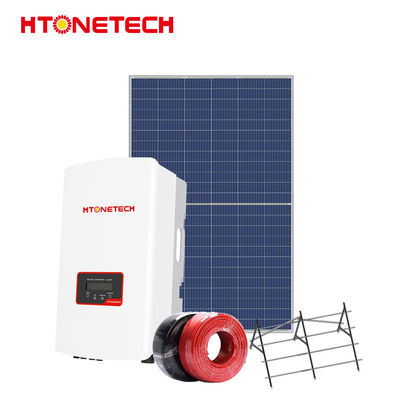 1000W Hybrid On Grid Solar System For Home 550wp Battery Panel