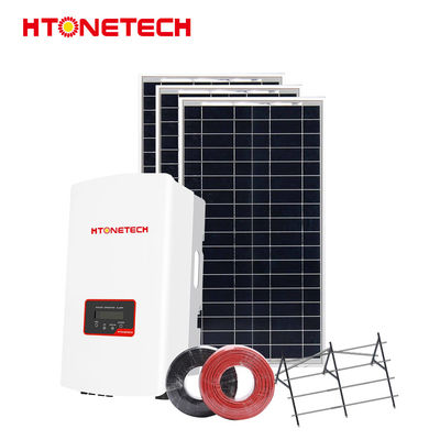 1000W Hybrid On Grid Solar System For Home 550wp Battery Panel